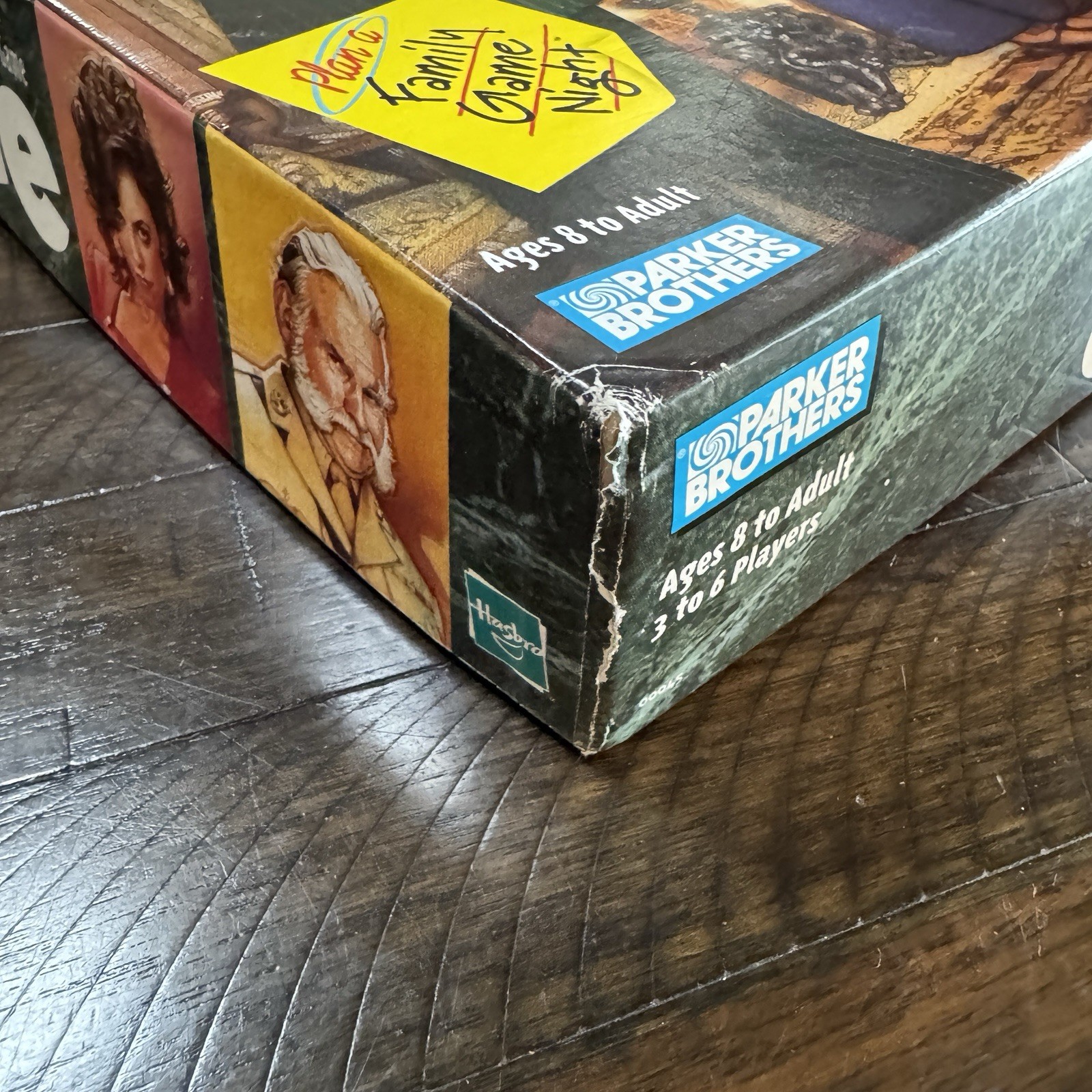 Clue COMPLETE Parker Brothers 1996 Classic Mystery Detective Board Game- VG!!