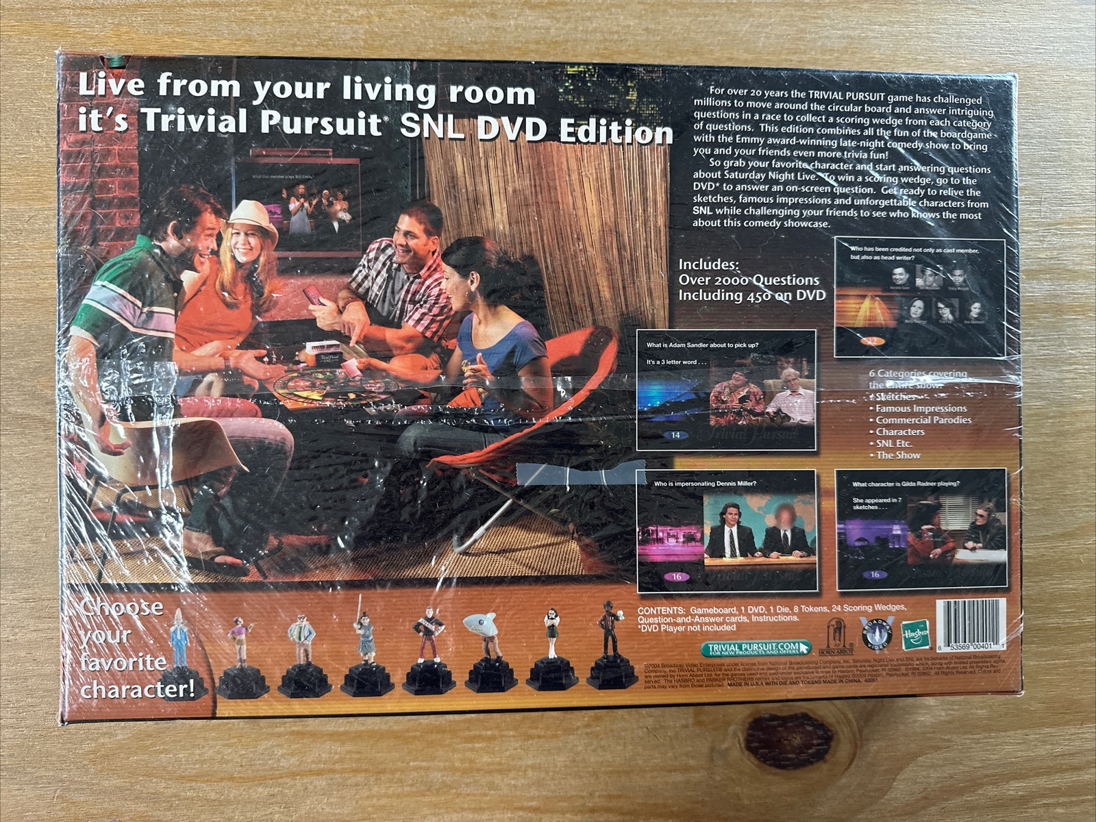 PARKER BROTHERS TRIVIAL PURSUIT DVD SNL EDITION SEALED GAME! Saturday Night Live