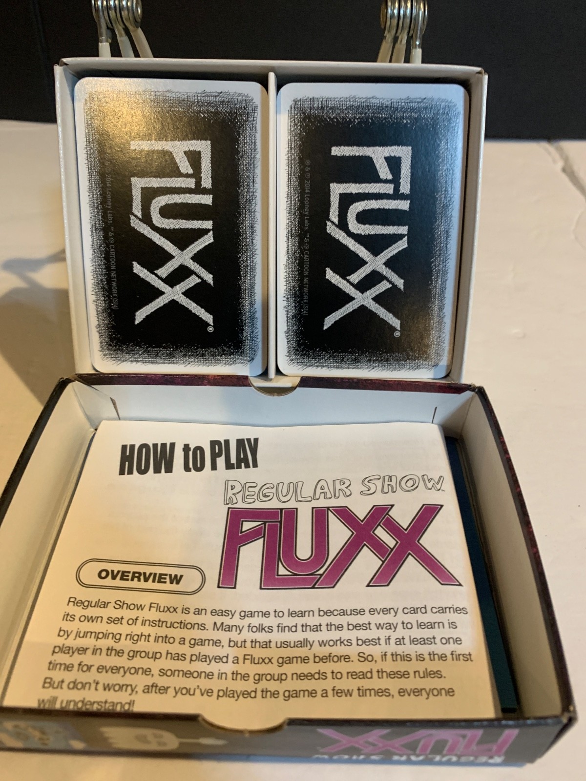Regular Show Fluxx Card Game Cartoon Network Looney Labs Complete w/ Box