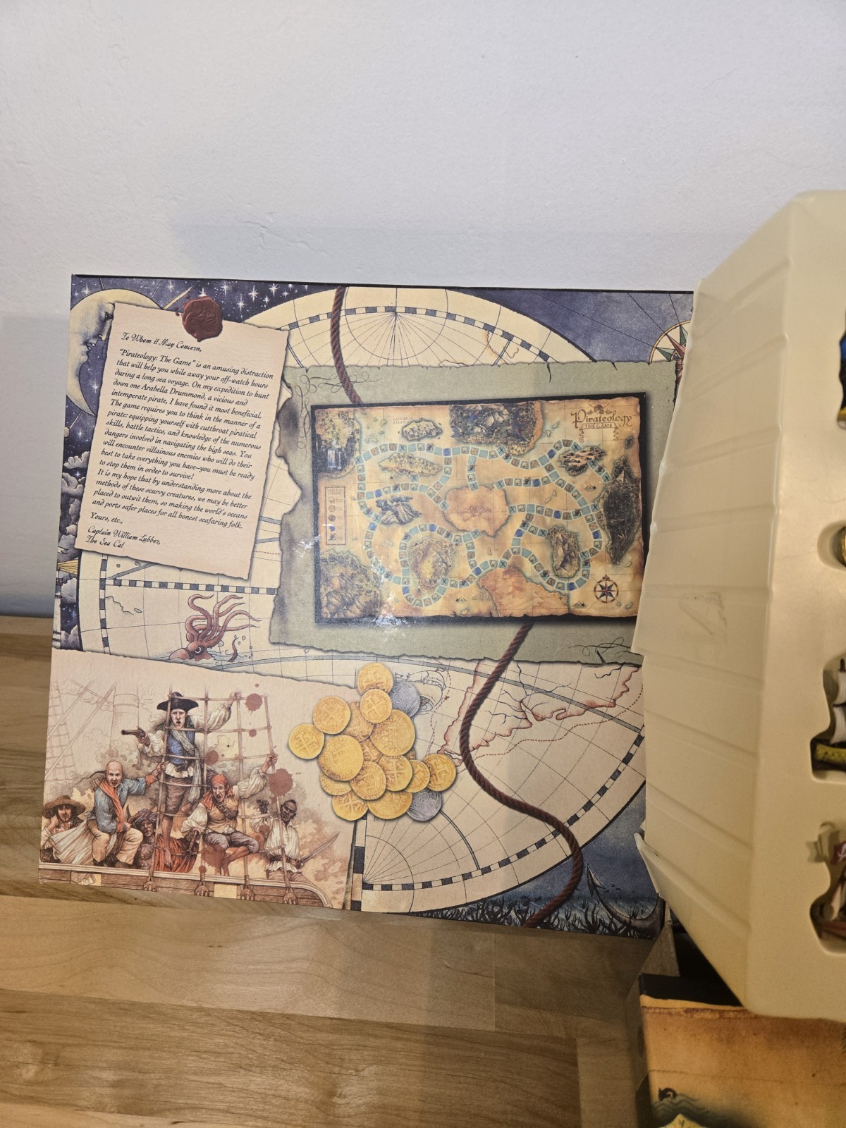 PIRATEOLOGY The Game 100% Complete Original Box Sababa Toys 2007 Board Game