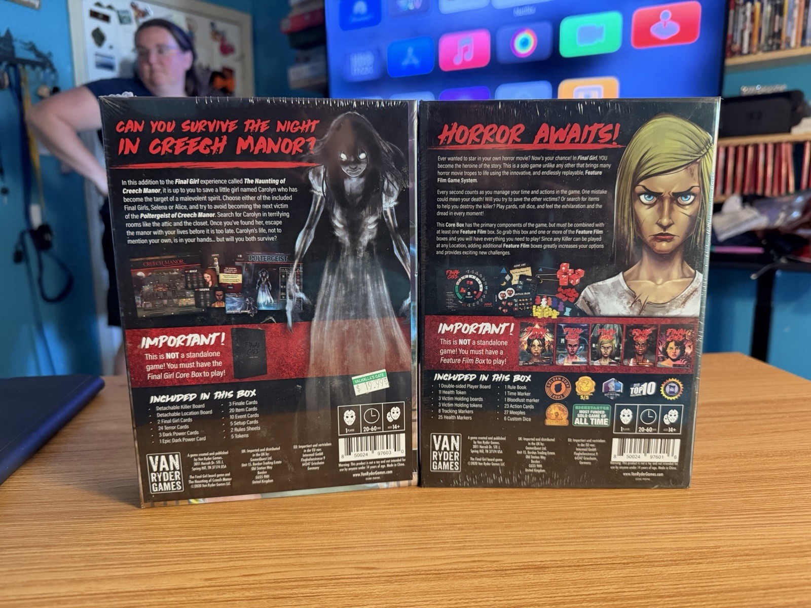 Van Ryder Games Final Girl Core Box + Poltergeist Expansion Horror Board Game