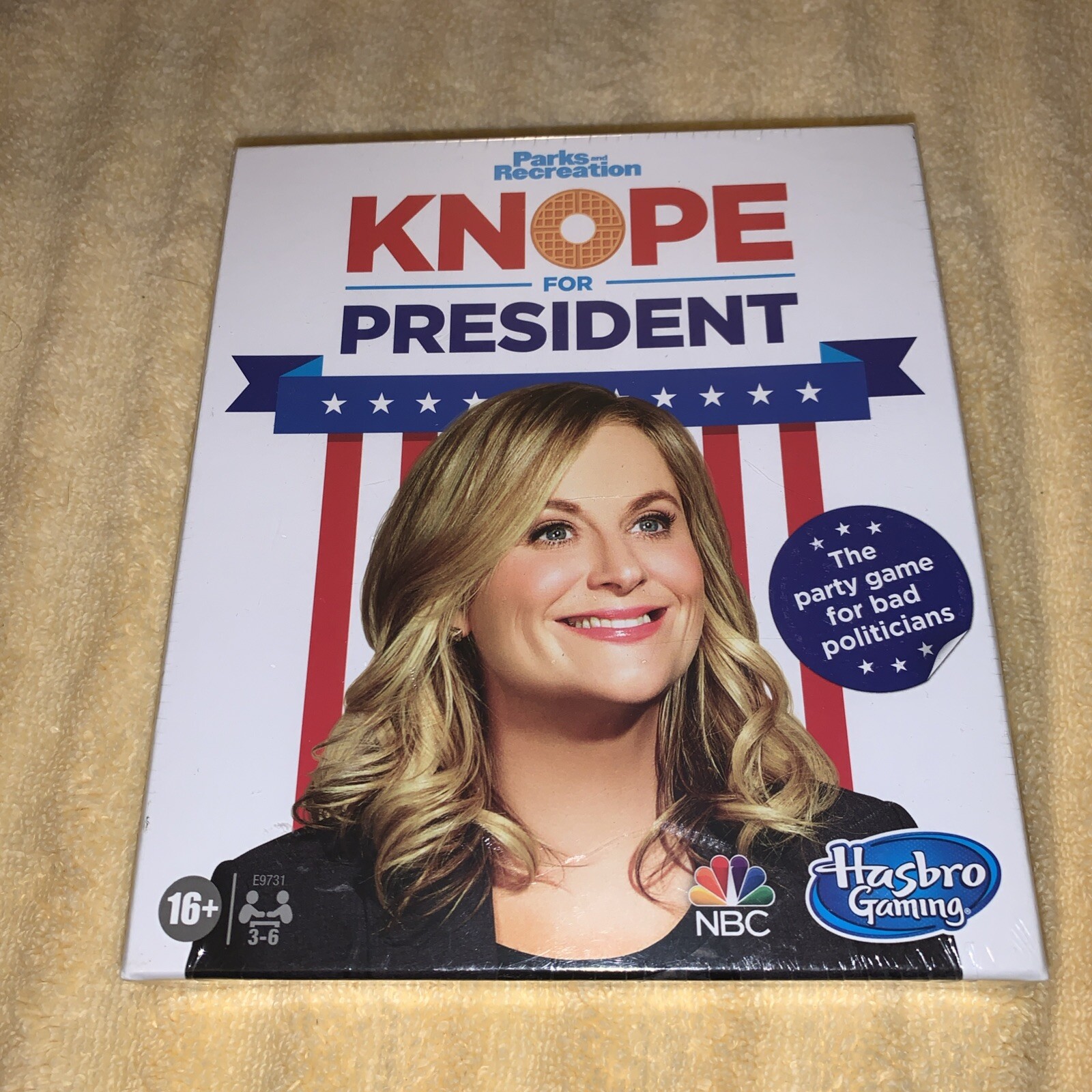 Parks & Recreation KNOPE FOR PRESIDENT Party Game Hasbro 2020 Amy Poehler