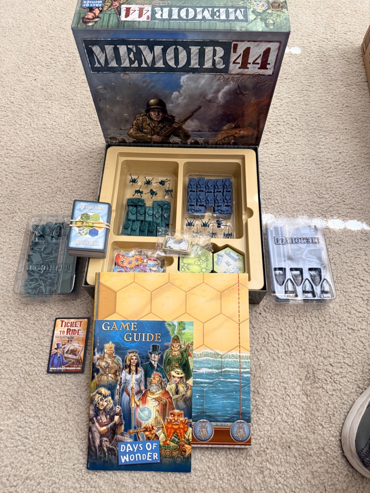 MEMOIR ’44 Richard Borg Days of Wonder 60th Anniversary D-Day Landings #7301