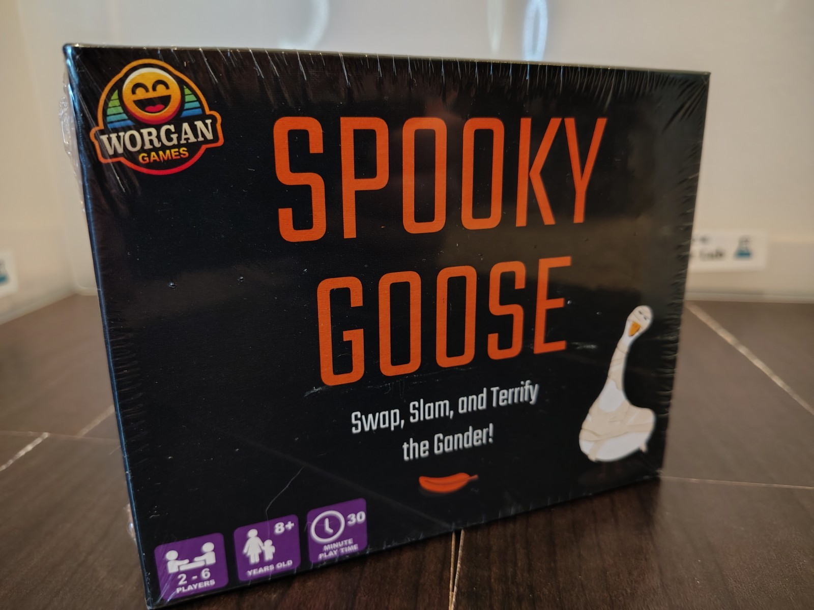Bundle ~ 2 NEW / SEALED Worgan Games ~ Spooky Goose & Cursed Tides ~ Family Game