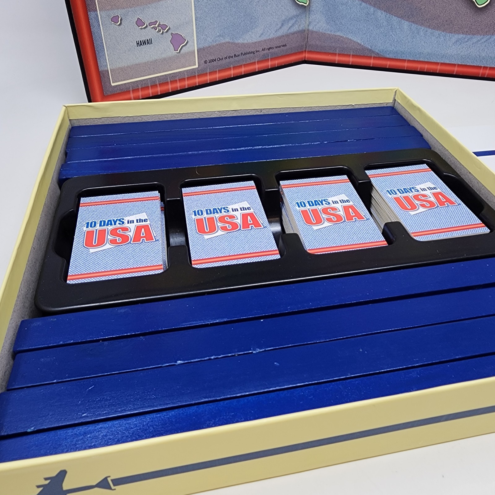 10 Days In The USA Board Game Out Of The Box Publishing 2003 Complete Pre-owned