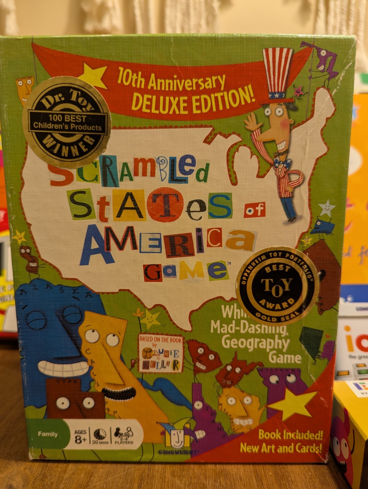 Educational Games Set, Homeschool, Geography, Math, Science, Language Arts
