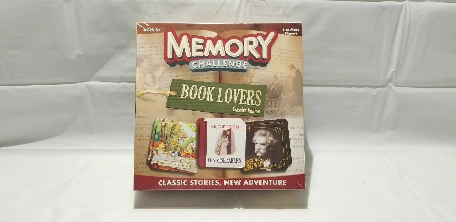 Memory Challenge Book Lovers Classic Edition Factory Sealed, New USAopoly Hasbro