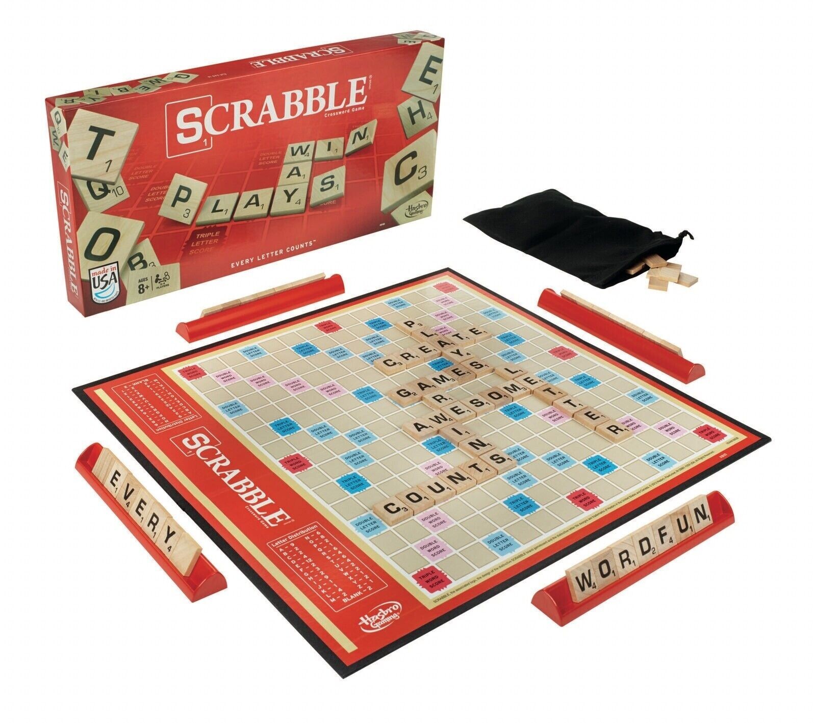 New Scrabble Game the classic crossword game for ages 8+