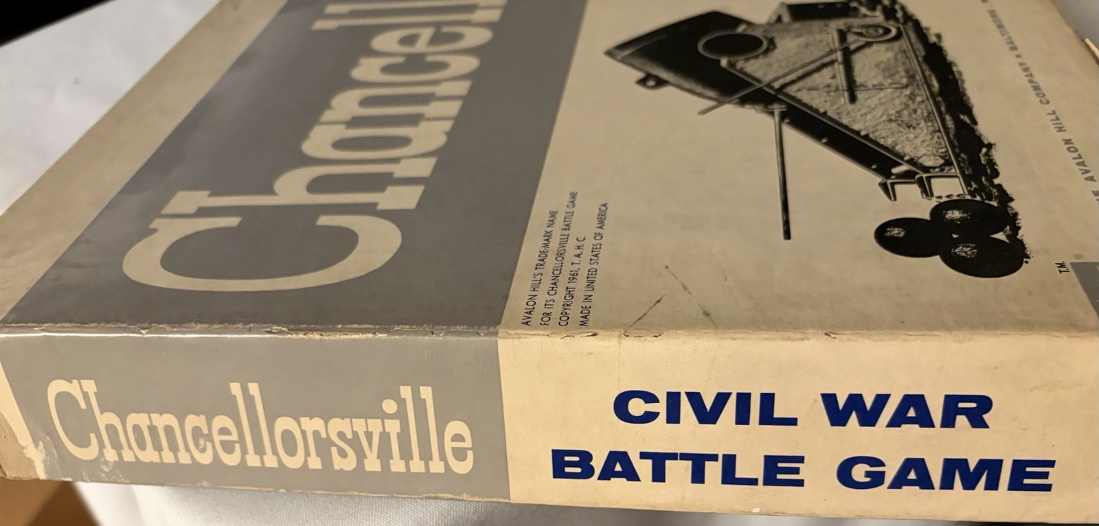 Vintage Game Chancellorsville America’s Civil War Battle Game Avalon Hill 1961