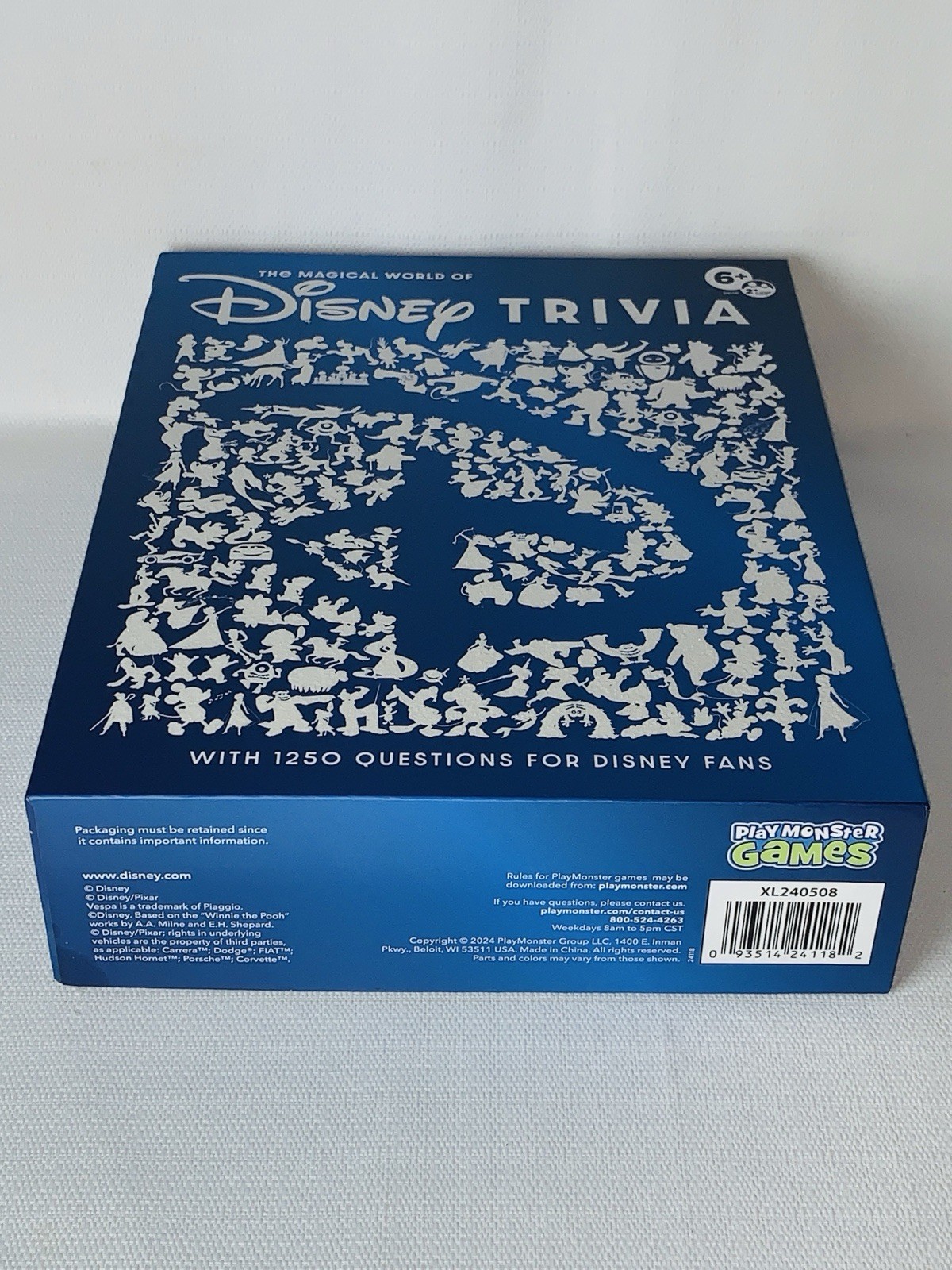 DISNEY The Magical World of Disney Trivia Family Fun Game 2024 PlayMonster NIB