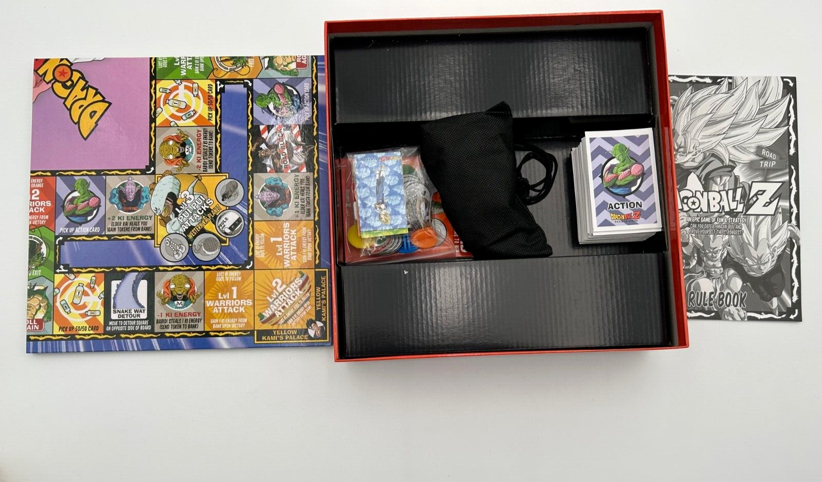 Dragon Ball Z Road Trip Board Game 2-4 Players Anime Manga Aquarius Complete