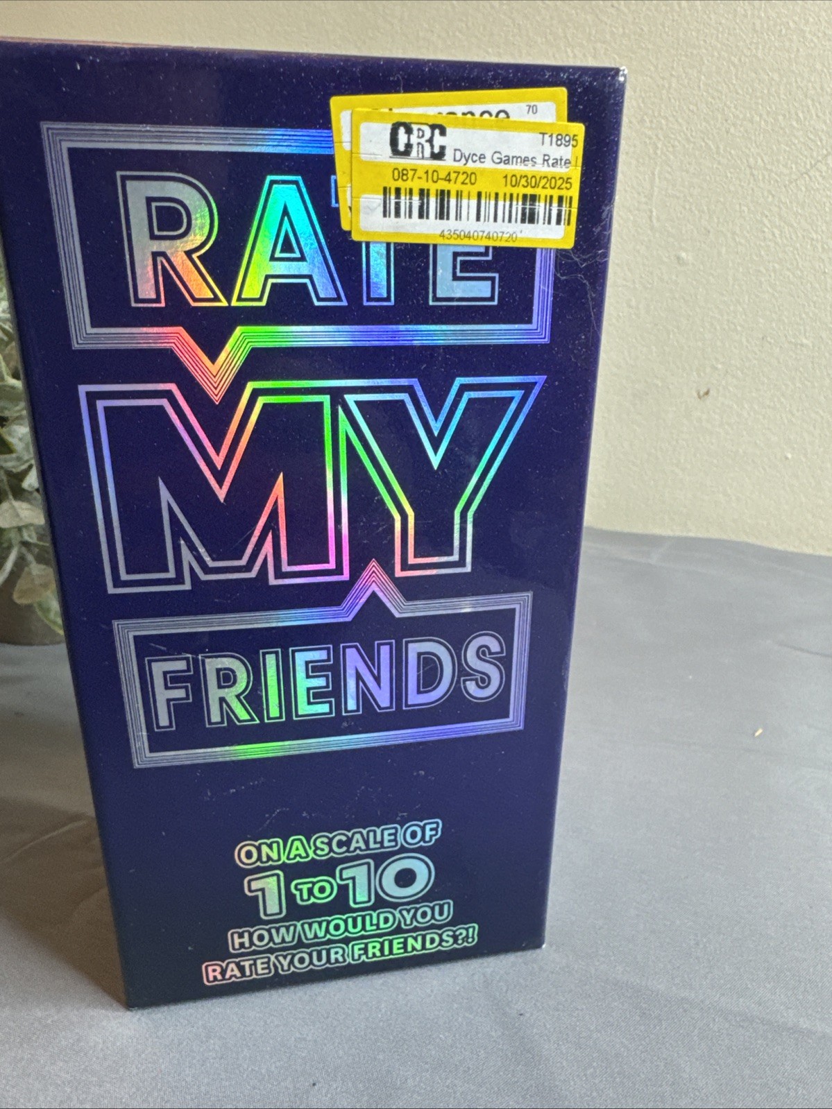 RATE MY FRIENDS – Party Game !!!!! Same Day Shipping