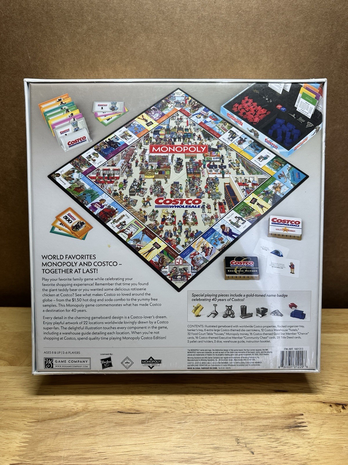 Monopoly Costco Wholesale Edition Board Game 2023 Hasbro Sealed