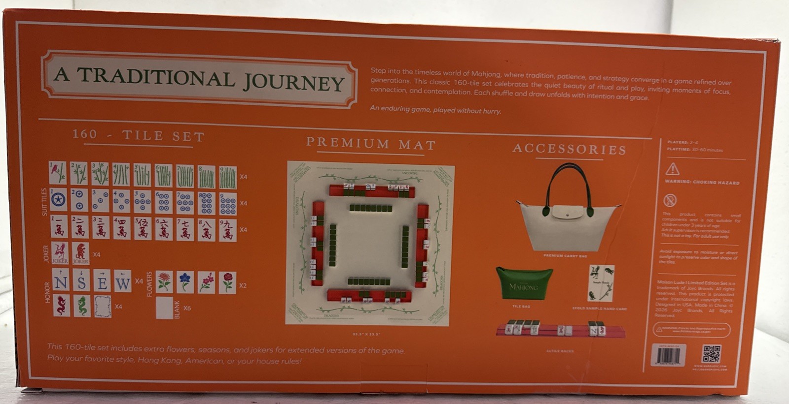 Maison Lude Mahjong Limited Edition 160 Tile Set-Mat-Accessories
