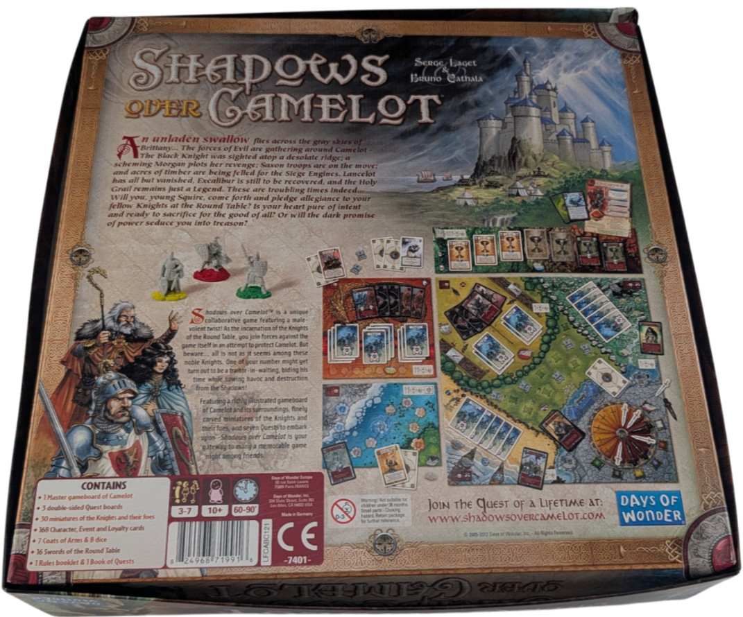 Shadows Over Camelot Board Game Days of Wonder DO7401 3-7 Players NIB