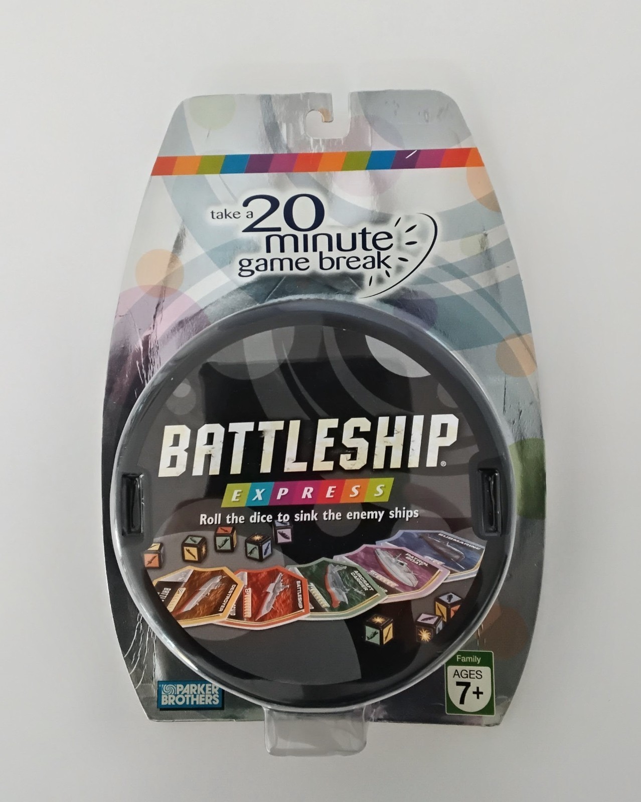 New Hasbro Parker Brothers 2007 Battleship Express 20 min Two Great Games