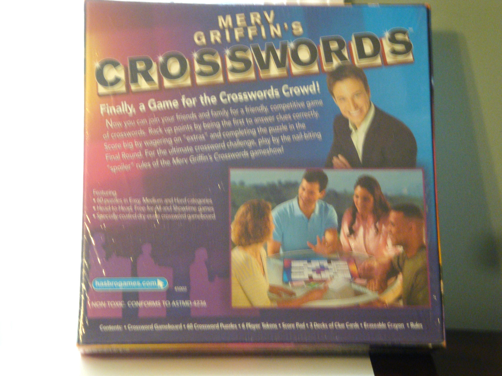 Merv Griffin’s Crosswords the Social Wordplay Game 60 Puzzles Easy to Hard New