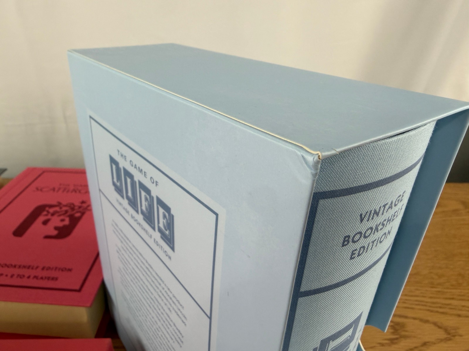 Chess, Life, Scattergories, and Taboo Vintage Bookshelf Game Collection Open Box