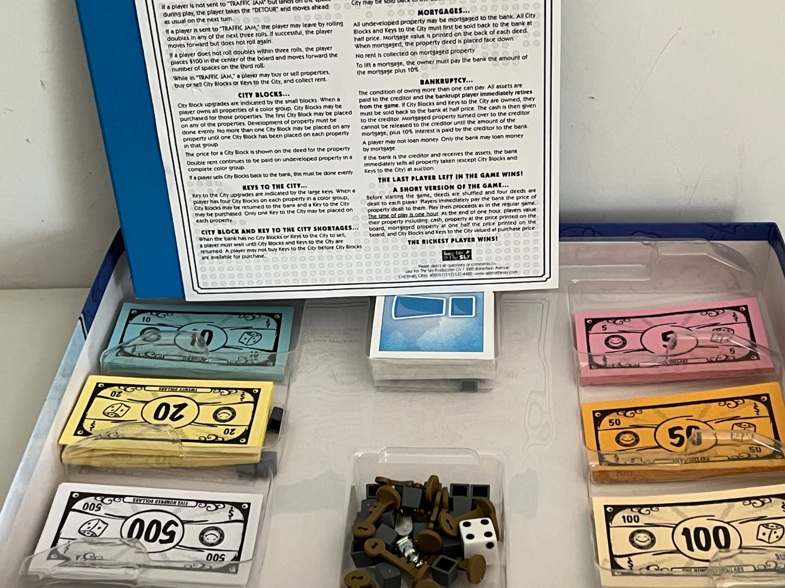 Pleasanton Opoly Board Game Late For The Sky