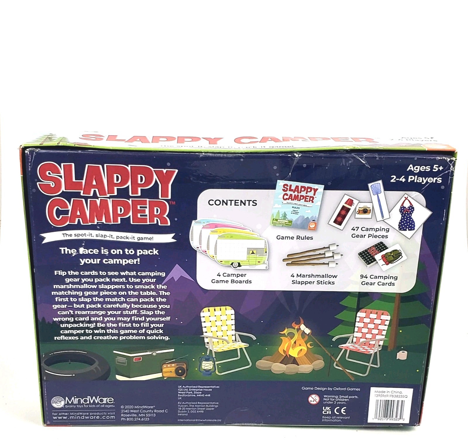 Slappy Camper Interactive Fun Engaging Kids Game for Tabletop Fun Gameplay