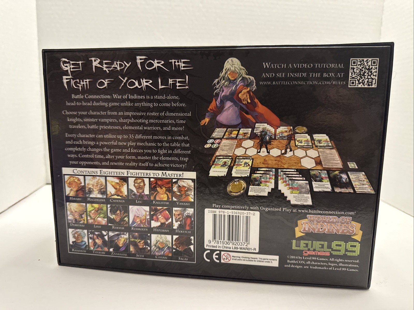 2014 Level 99 Games BattleCon War Of Indies Standalone Card Game/ Noir