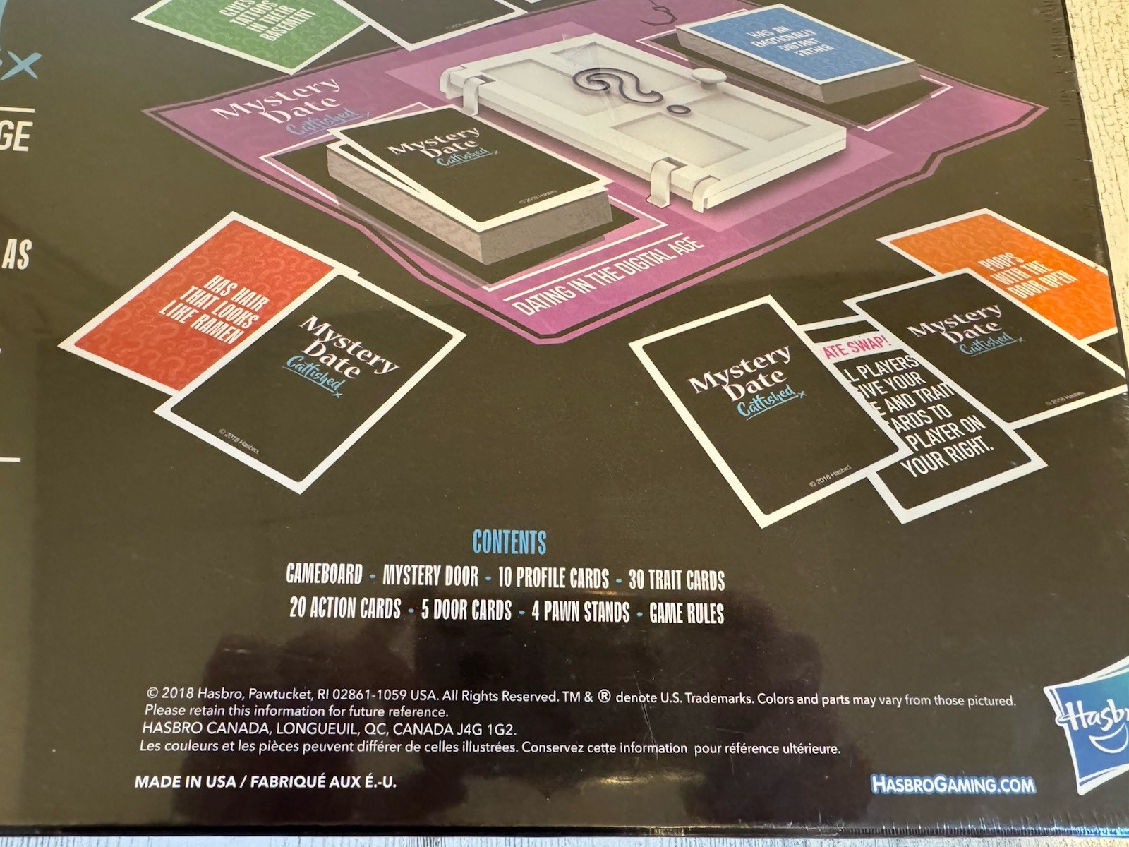 New Hasbro Mystery Date Catfished Board Game for Adults Parody 2-4 Players