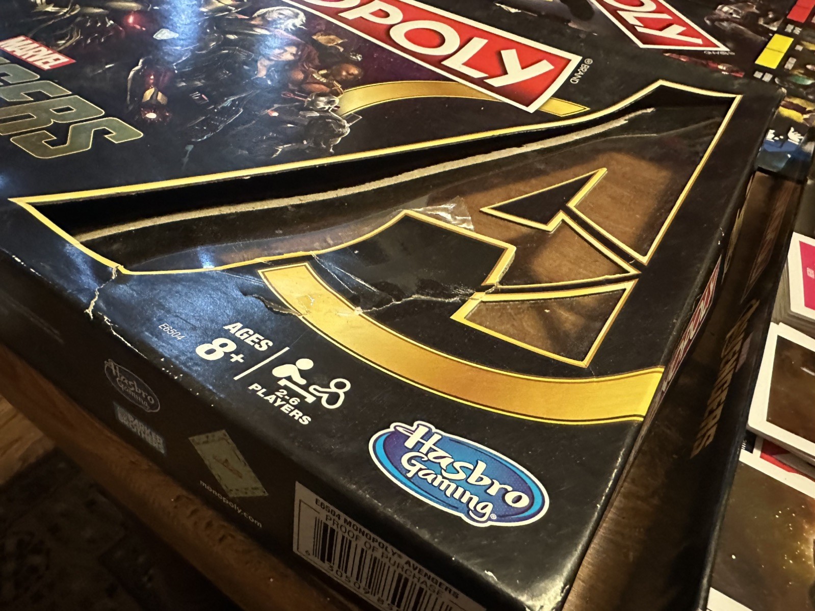 Monopoly Board Game Avengers Edition Hasbro Marvel Comics MCU COMPLETE