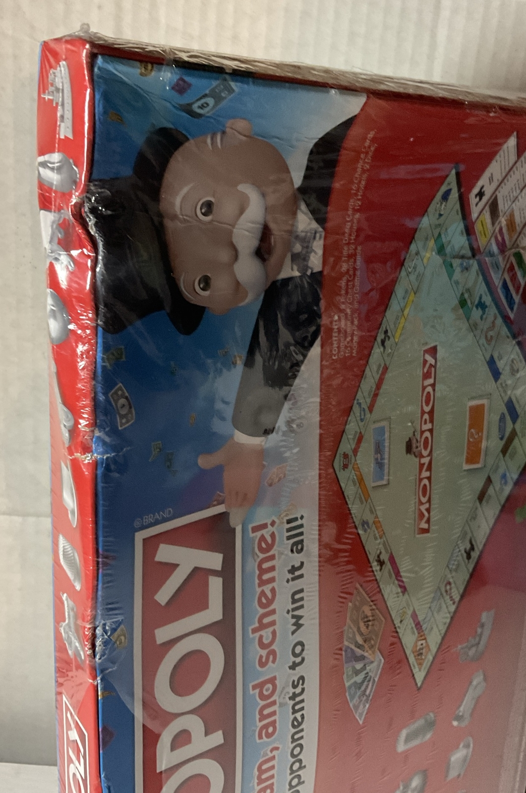 ⚡️Hasbro Monopoly Classic Game Edition Family Traditional 8 Token⚠️Damaged Box⚠️