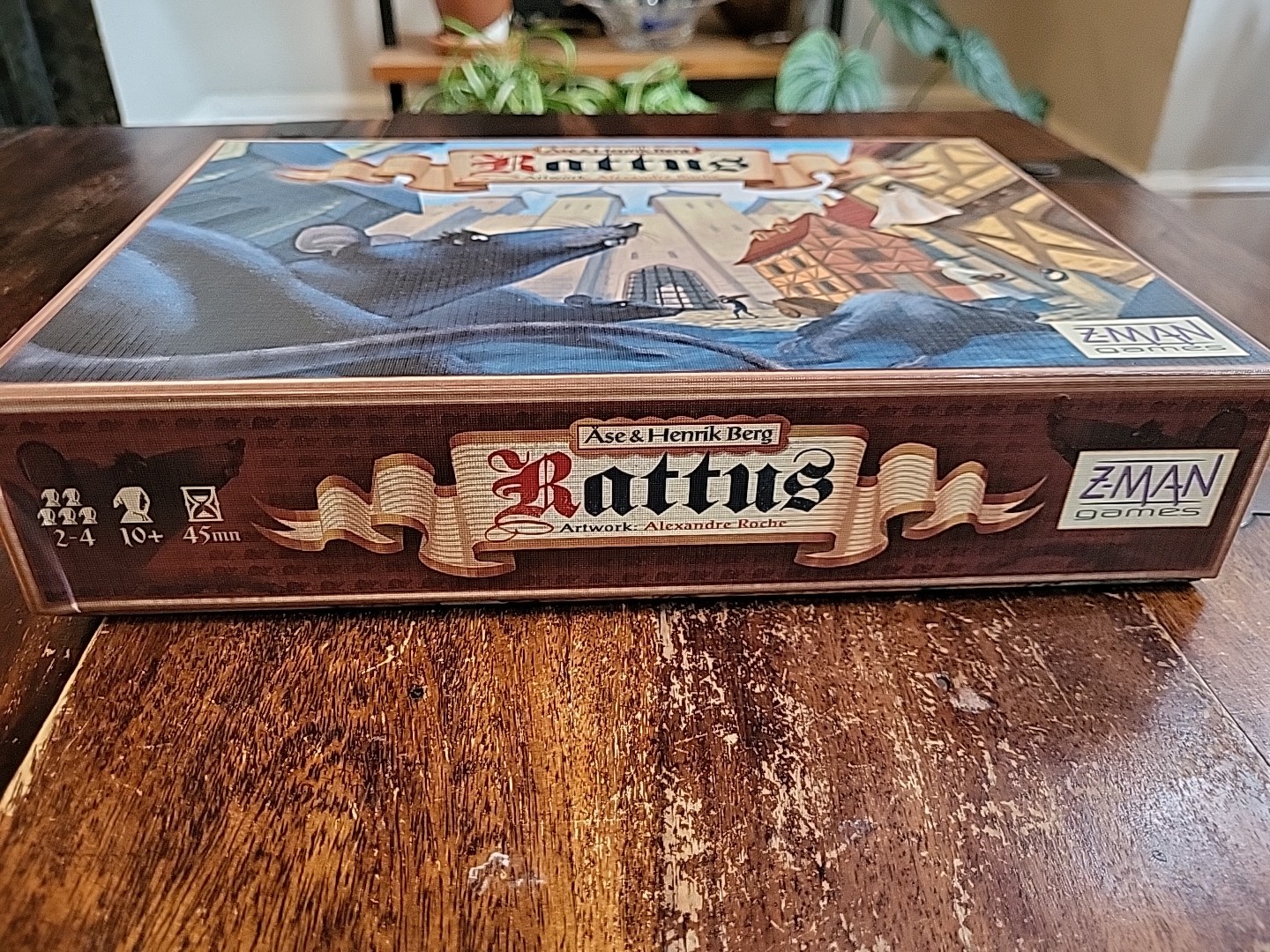 Rattus Board Game Base Game Z-Man Games Medieval Strategy 2010 COMPLETE & CLEAN