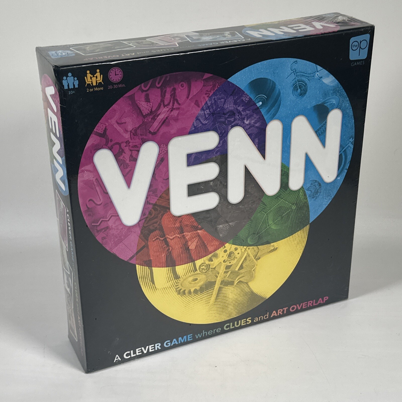 Venn Board Game Family Game for 2+ Players Cooperative Competitive Art Ages 10+