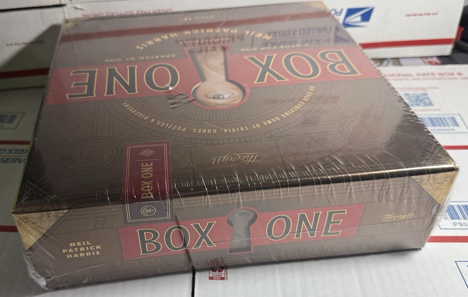 BOX ONE PRESENTED BY NEIL PATRICK HARRIS BOARD GAME (BRAND NEW SEALED)-