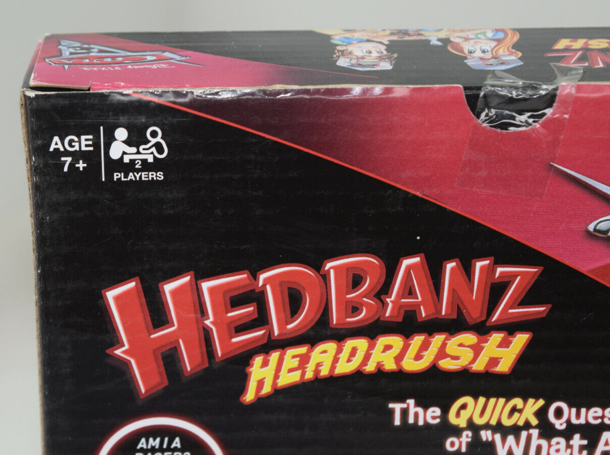 Hedbanz Headrush Disney Pixar Cars 3 Game 2 Players Ages 7+ New in box