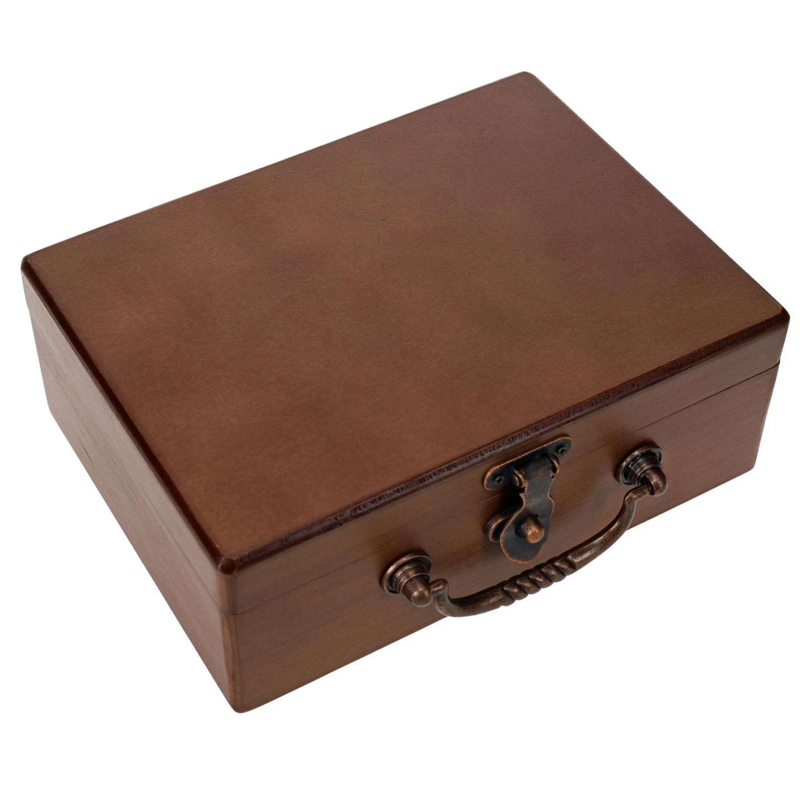 WE Games Board Game with Dice, 9 Numbers, in Walnut Stain Wooden Box, 8.75 in