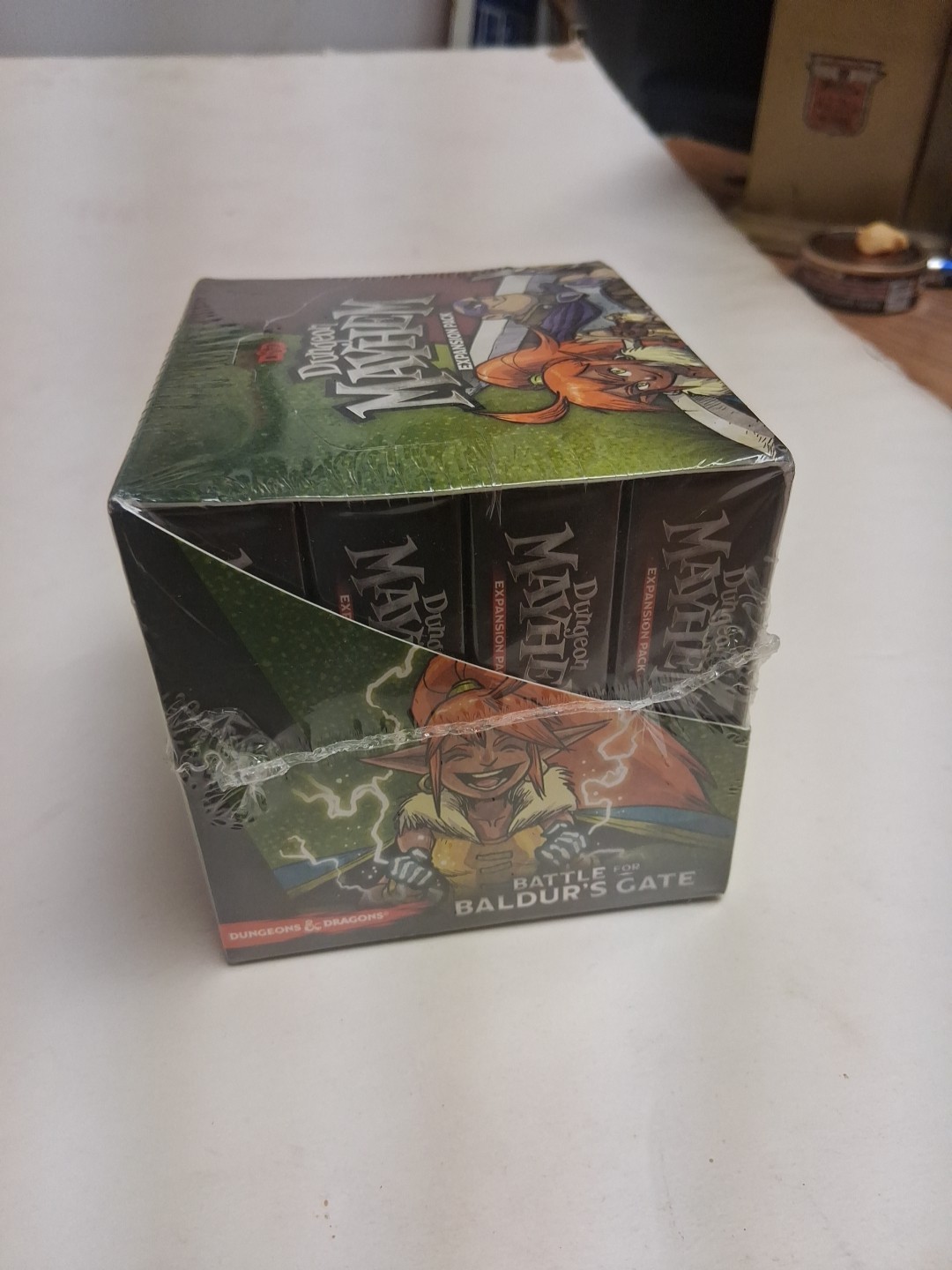 D&D Dungeon Mayhem 8 Expansion Packs Card Game Battle Baldur Gate FREE SHIPPING