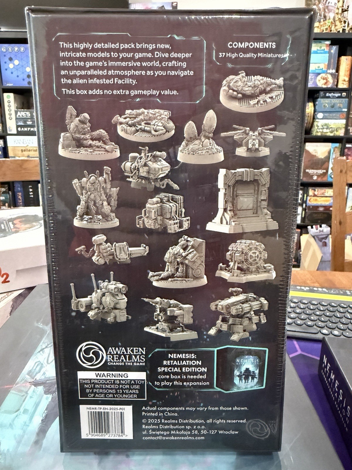 Nemesis: Retaliation – Gamefound Collector Edition w/Sundrop, 3D Terrain, etc..