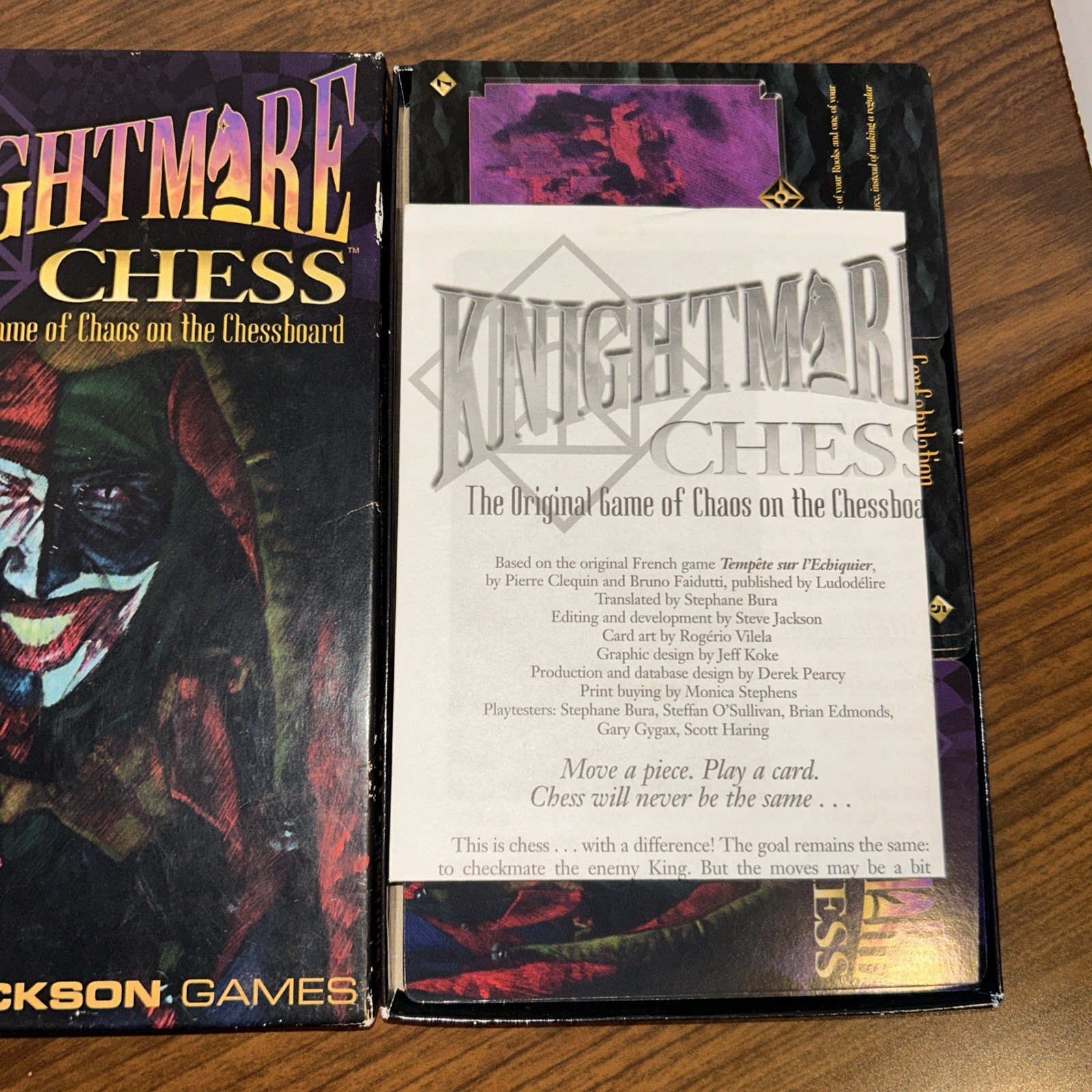 Knightmare Chess English 1st Edition, 1st Printing Steve Jackson Games 1996 1321