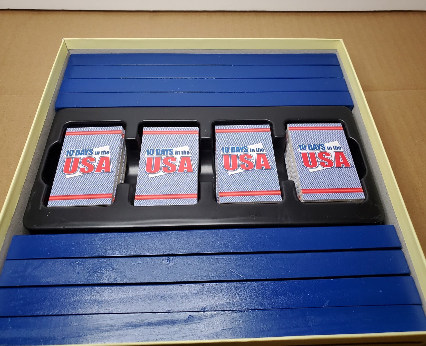 10 Ten Days in the USA Board Game 2004 By Out of The Box Games – 100% COMPLETE!