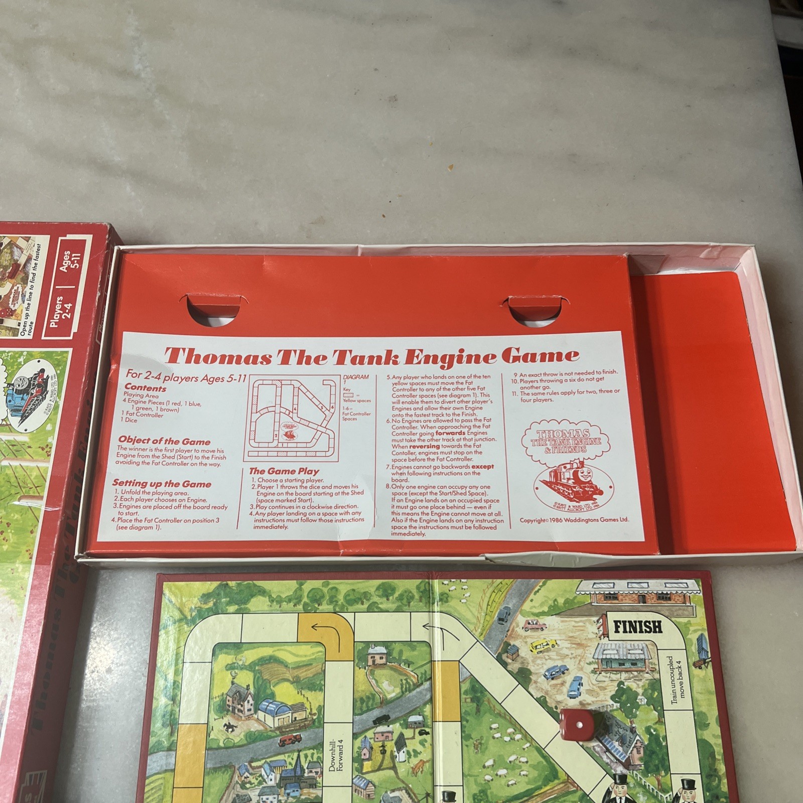 Vintage Thomas the Tank Engine Board Game 1986 Croner Australia