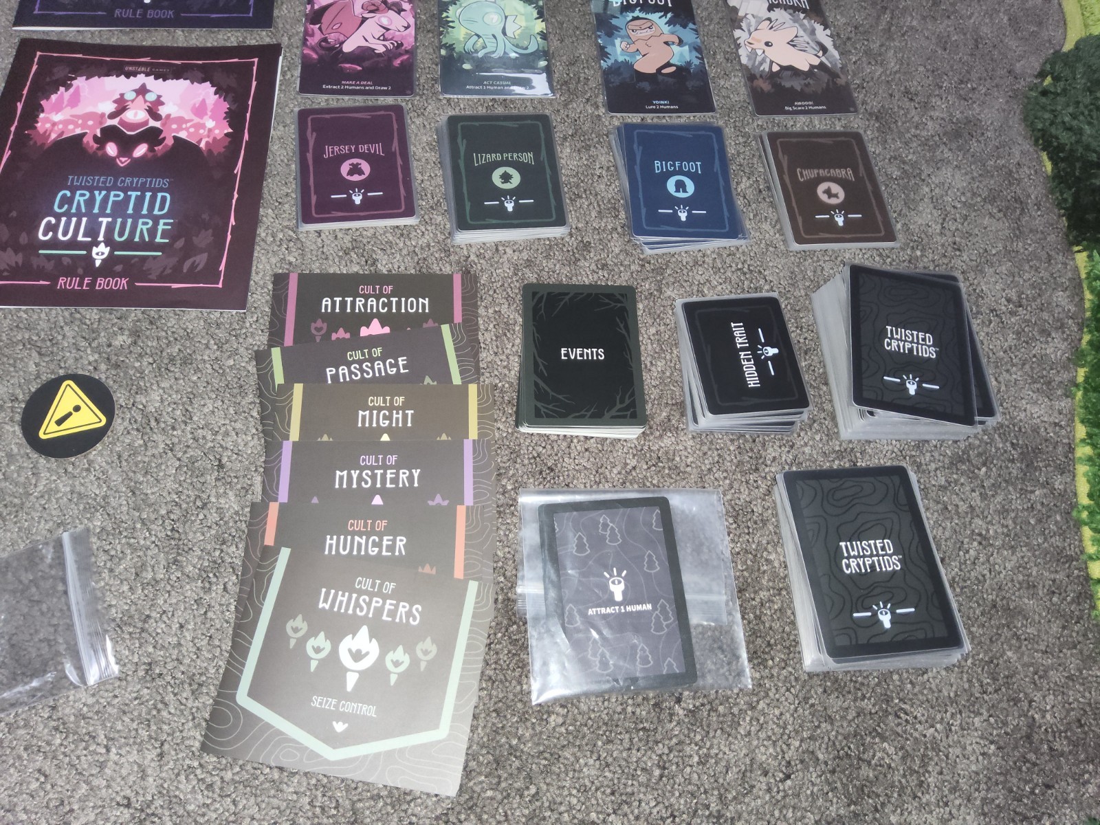 Twisted Cryptids Kickstarter Cryptid Culture Base Game Ness Is more Expansion 3