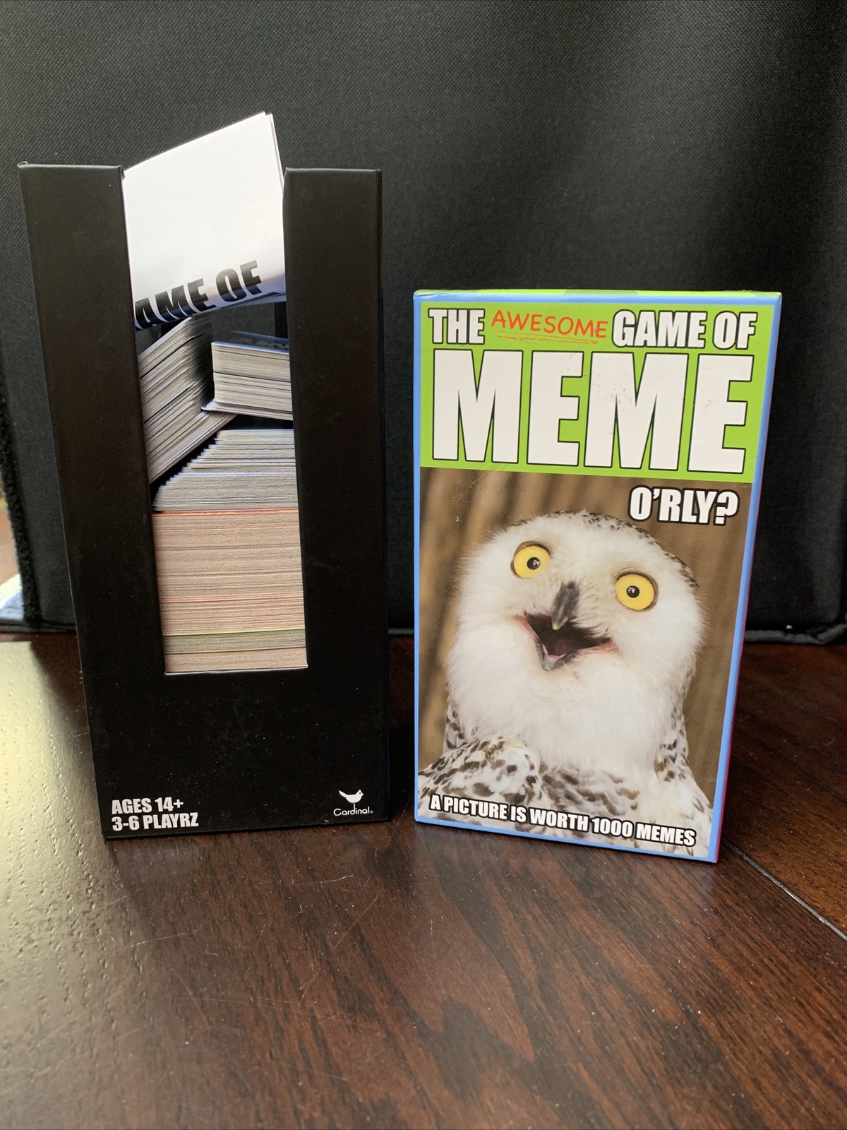 The Awesome Game of Meme Cards Game Box Ages 14+ 3-6 Players Fast Shipping Game