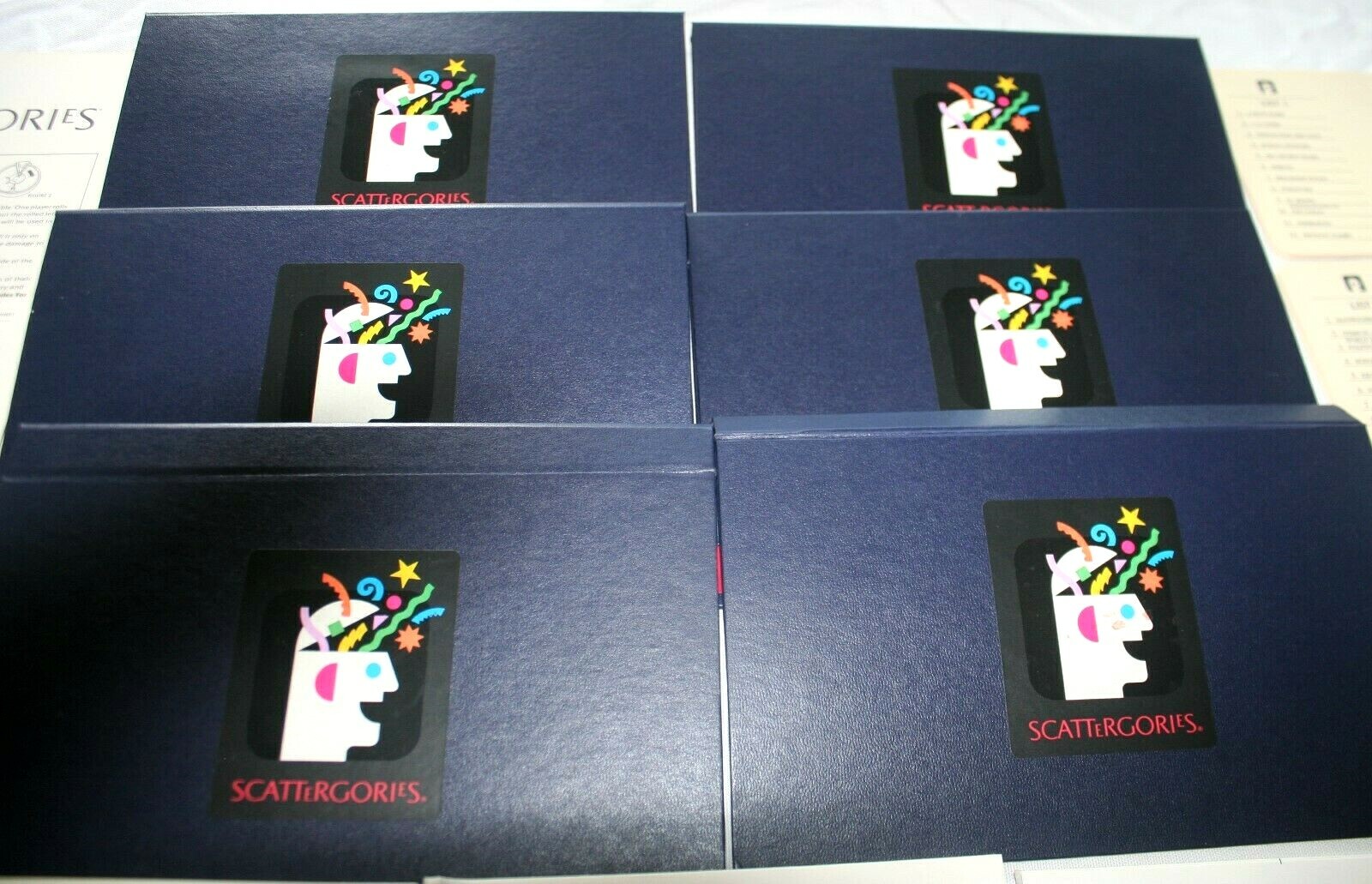 Vintage Scattergories Game Complete 1988 Milton Bradley Made In USA