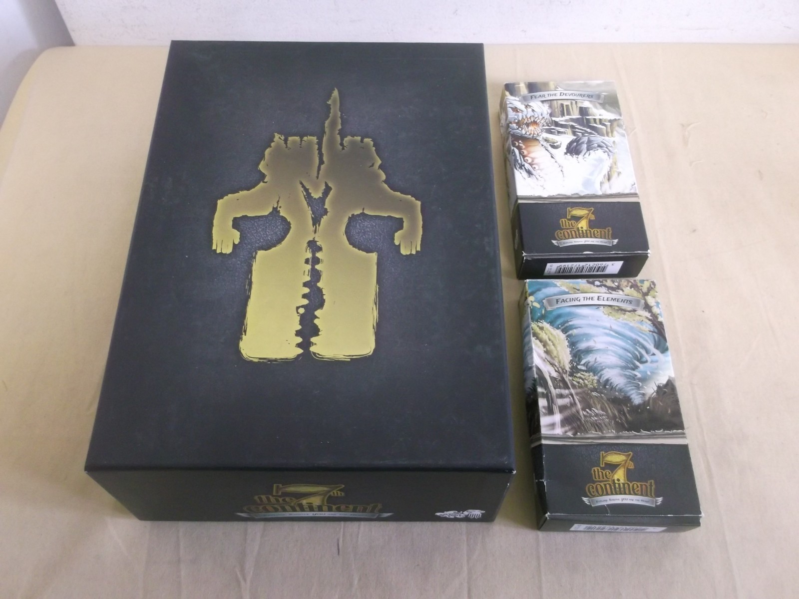 THE 7TH CONTINENT 2017 CORE GAME + FACING ELEMENTS FEAR DEVOURERS EXPANSION