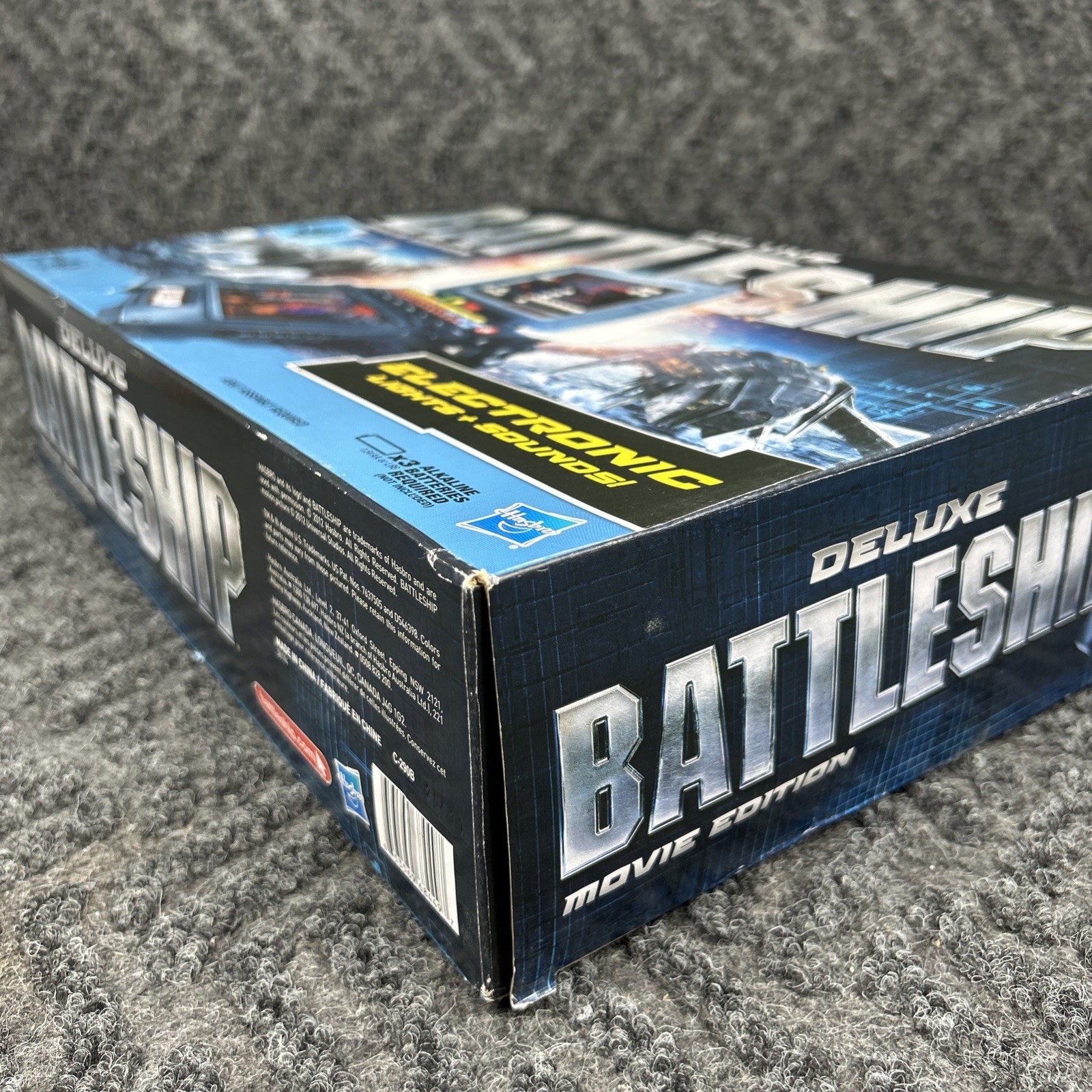 2012 Hasbro Battleship Movie Edition Deluxe Electronic Lights Sounds Game