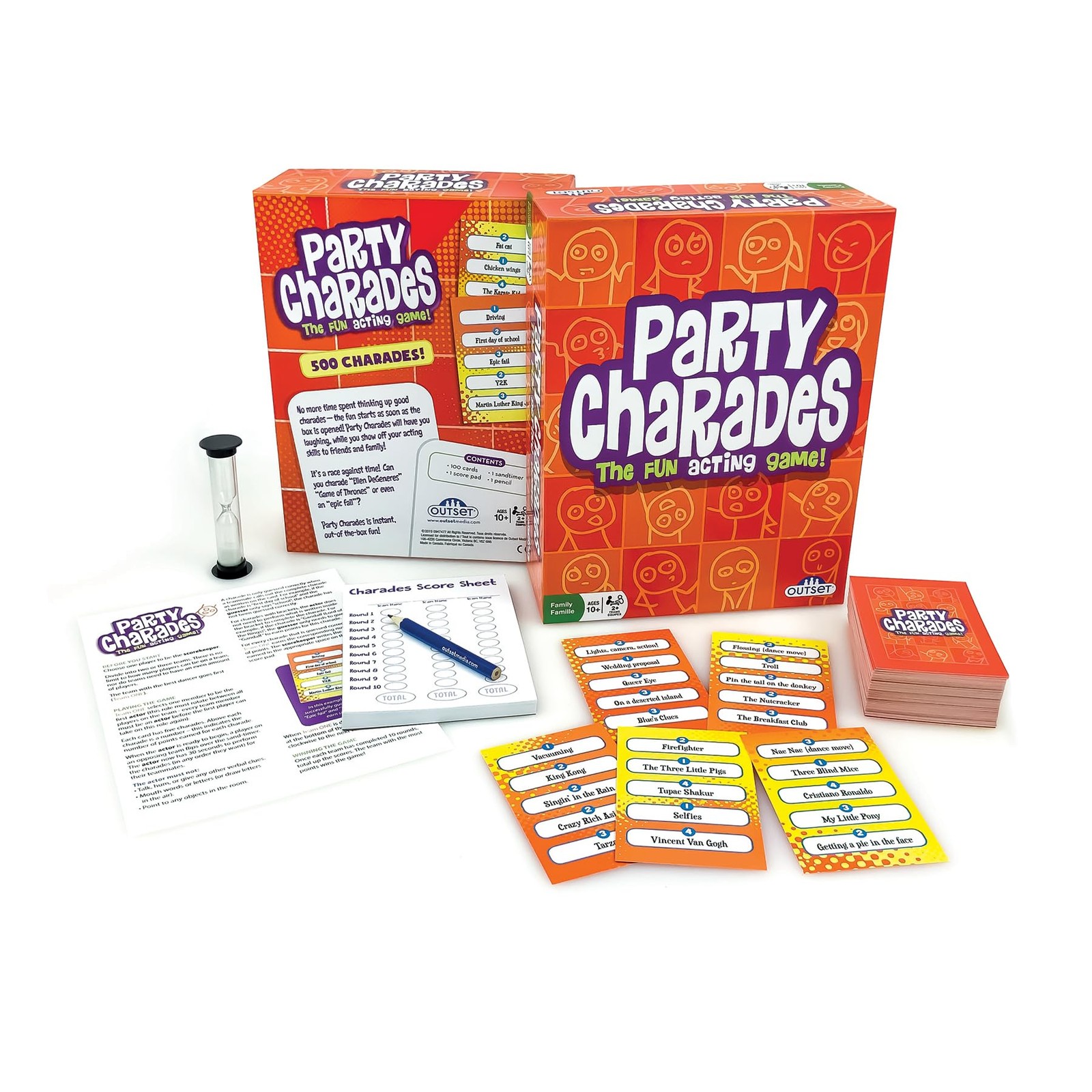 Media- Party Charades Game – Family-Friendly Fun with 500 Charades Cards and …