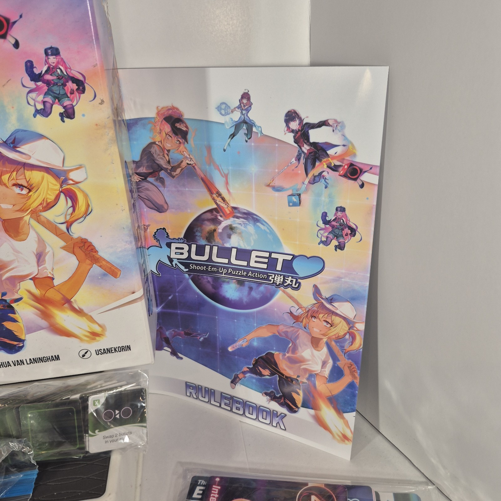 Bullet Heart Board Game Level 99 Games Open Box Complete