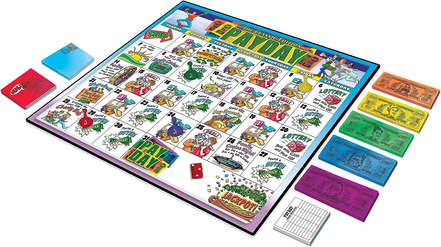 PAYDAY Board Game – Family Game Night Kids & Adults Original Retro Classic