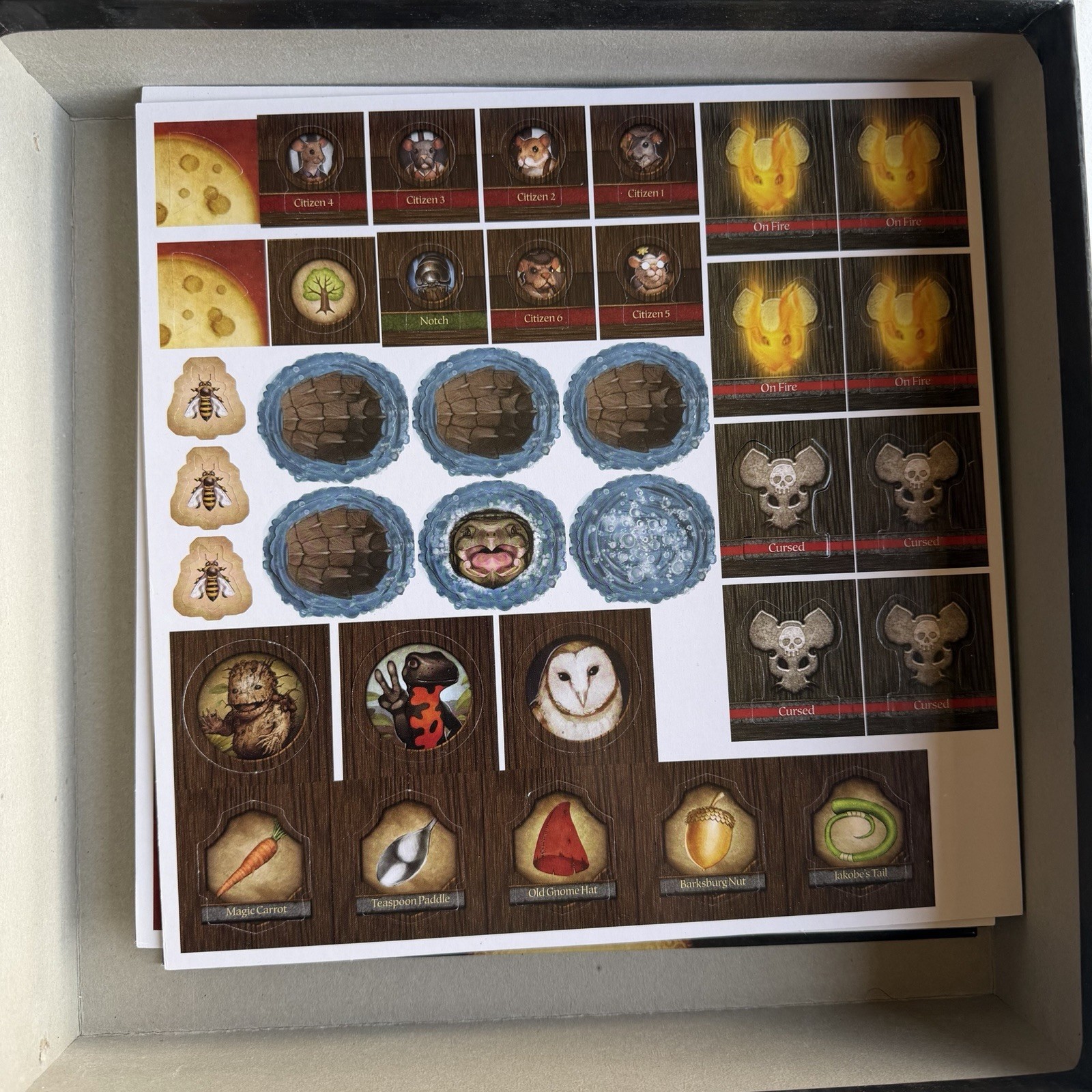 Mice and Mystics Downwood Tales Expansion Set Miniatures Cards Wrapped