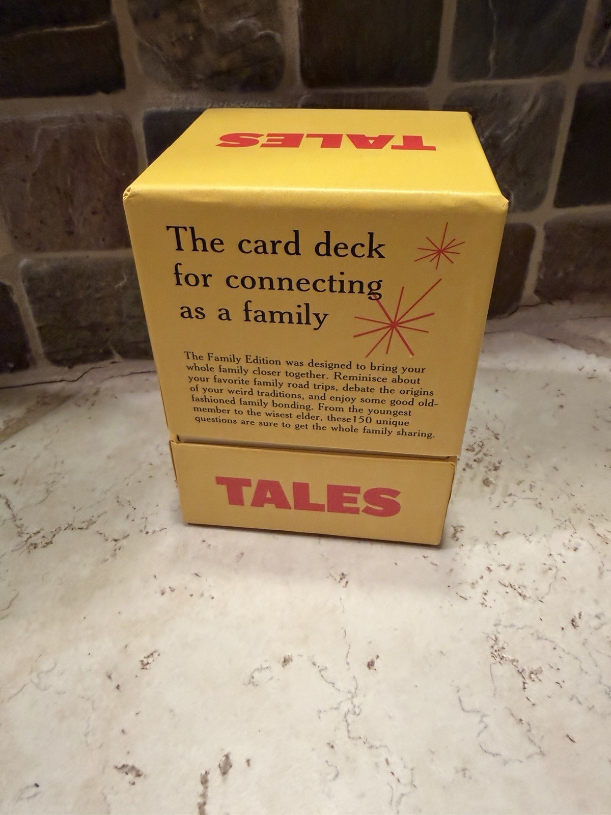 TALES Family Edition Card Game 150 Conversation Cards Fun Game Night All Ages