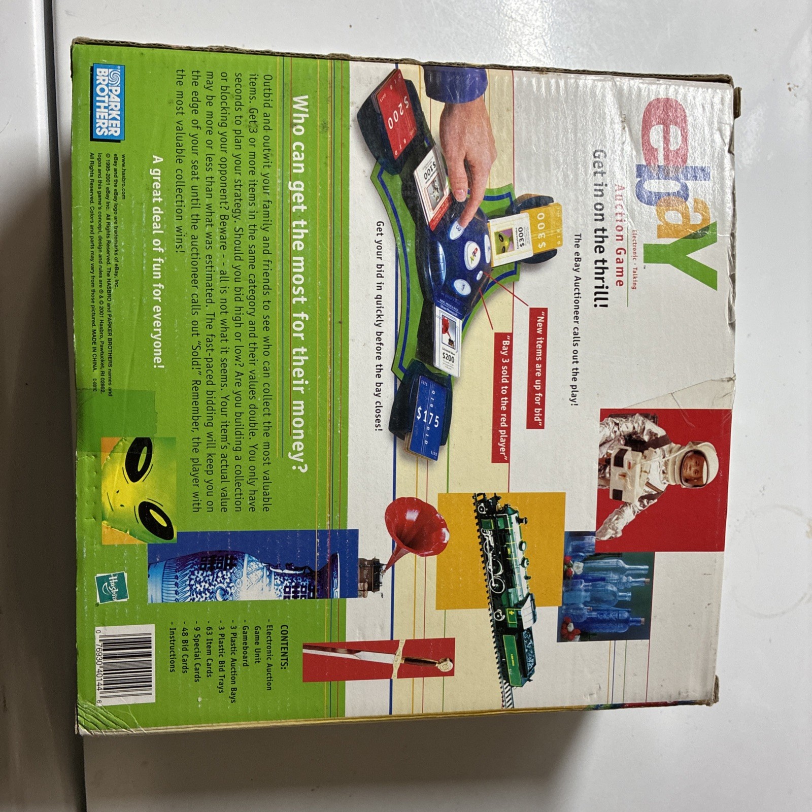 Vintage 2001 EBAY Electronic Talking Auction Board Game Hasbro Parker Bros. New