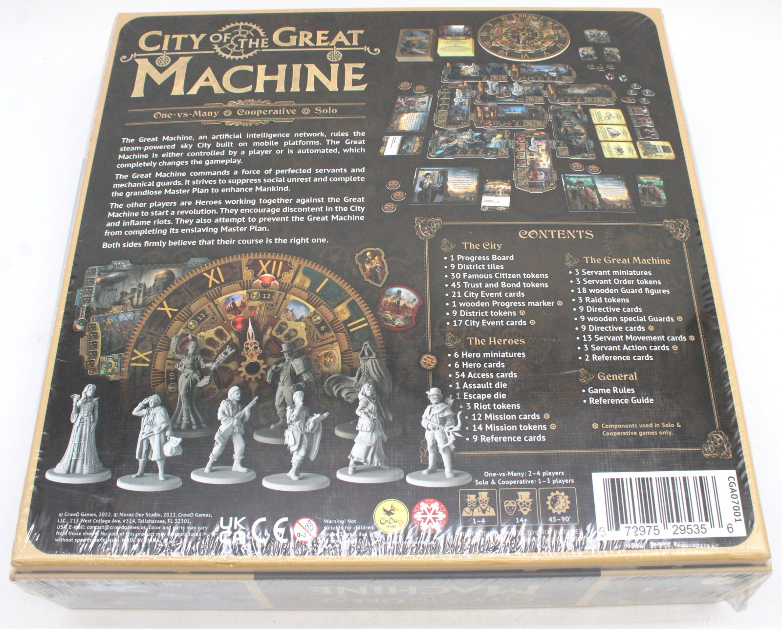 City of the Great Machine CrowD Games Board Game Factory Sealed